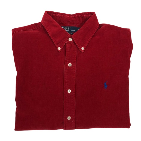 Polo Ralph Lauren Corduroy Button Down Shirt Men’s XL - Picture 5 of 5